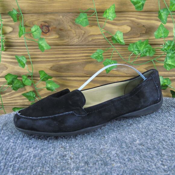 Easy Spirit Women's Jeyden Flat Black Leather Sz 8 Medium Gently Used‎ 2025 - Picture 1 of 6